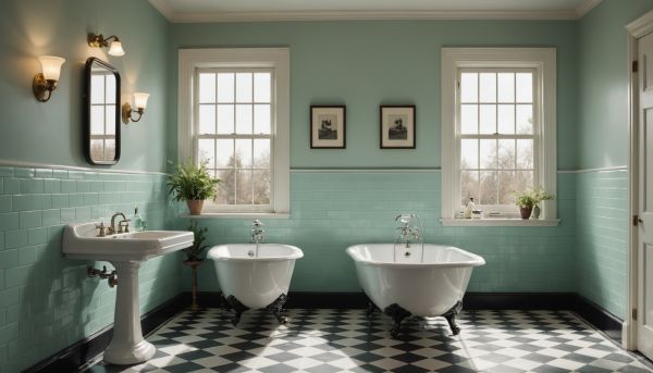 Pourquoi succomber au charme intemporel de la salle de bain rétro