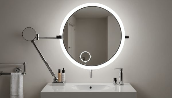 Quel miroir grossissant mural choisir pour son coin beauté pro
